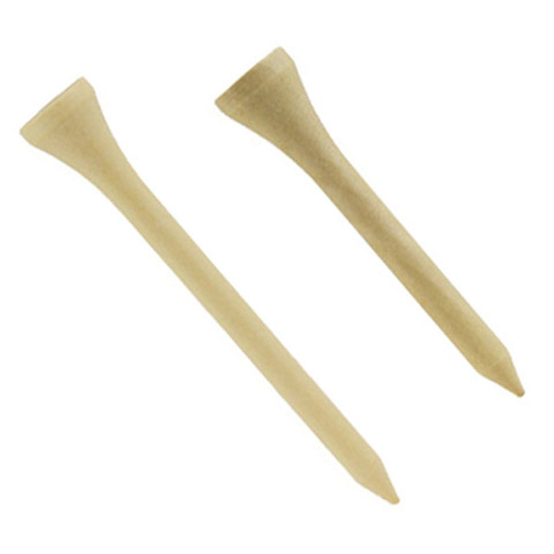 高尔夫球木钉原木木色木质tee球托1000只装包邮高尔夫球钉