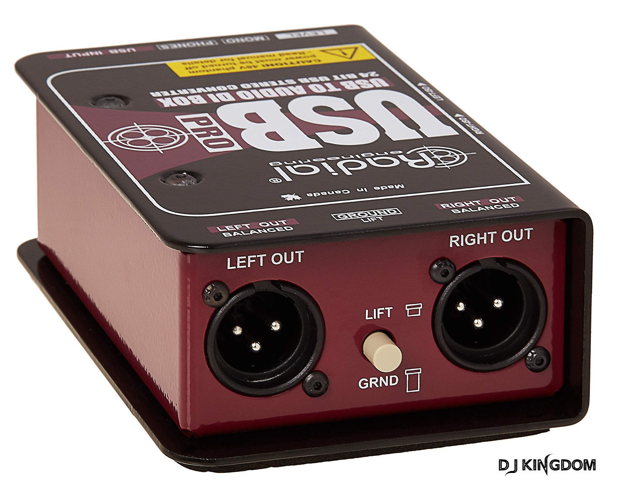 radialusbpro电脑平衡接口声卡音频数字信号音频接口