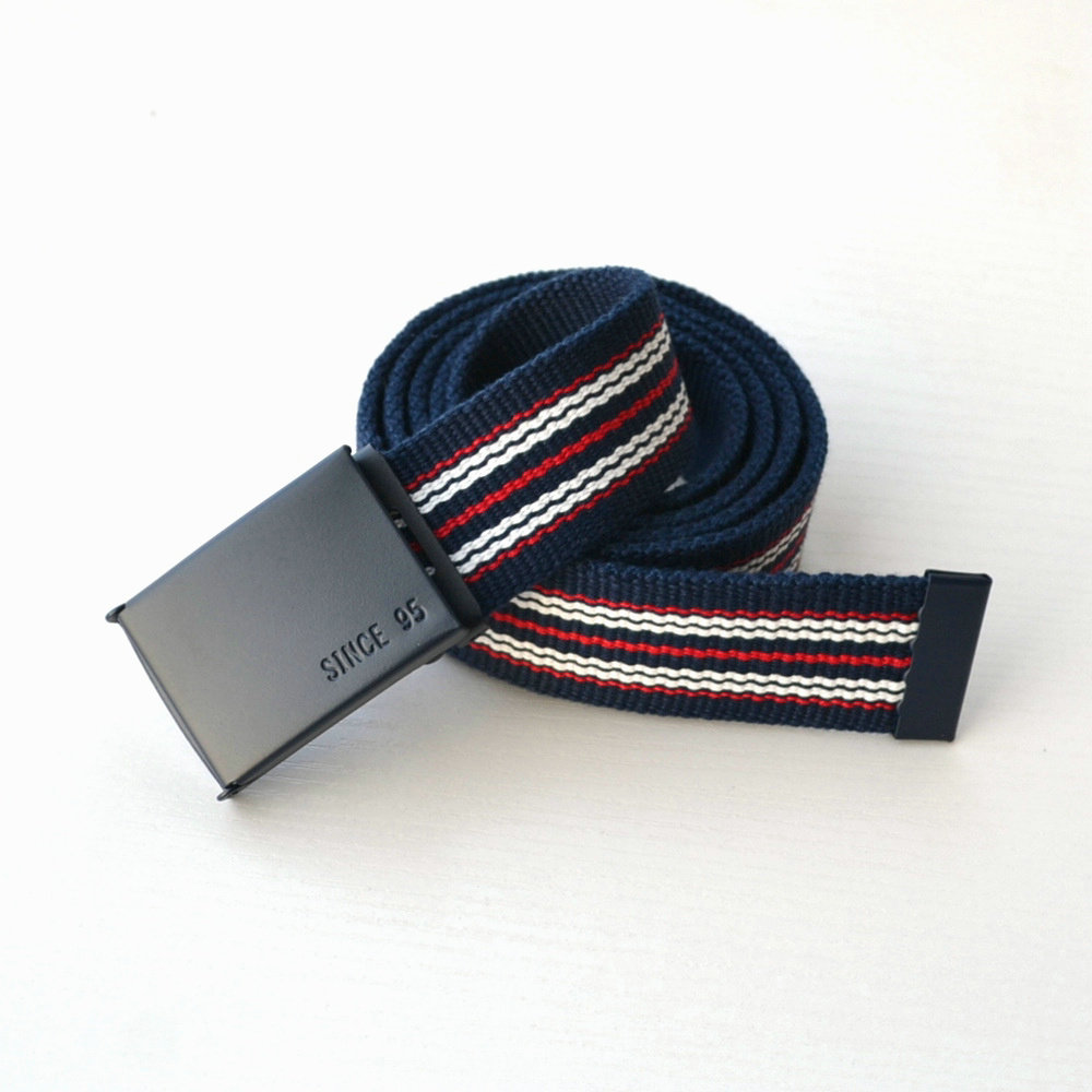 美特斯邦威自动学生情侣潮流韩版皮带条纹布皮带休闲腰带