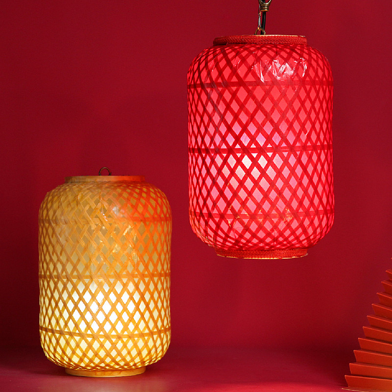 灯笼七夕中秋节非遗手工桐油油纸竹编冬瓜手提灯笼