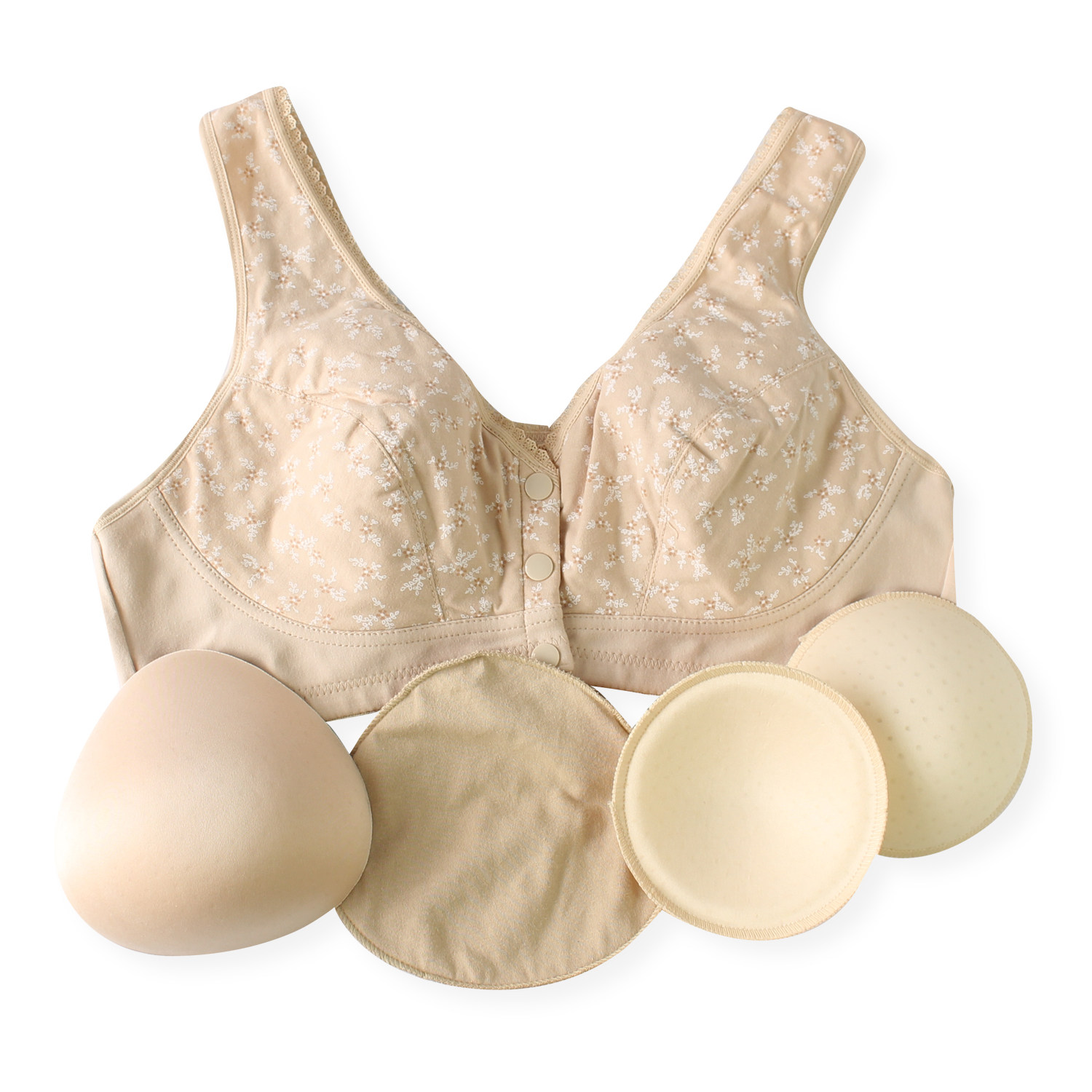 包邮义乳套装乳房海绵背心气孔透气三角形文胸文胸