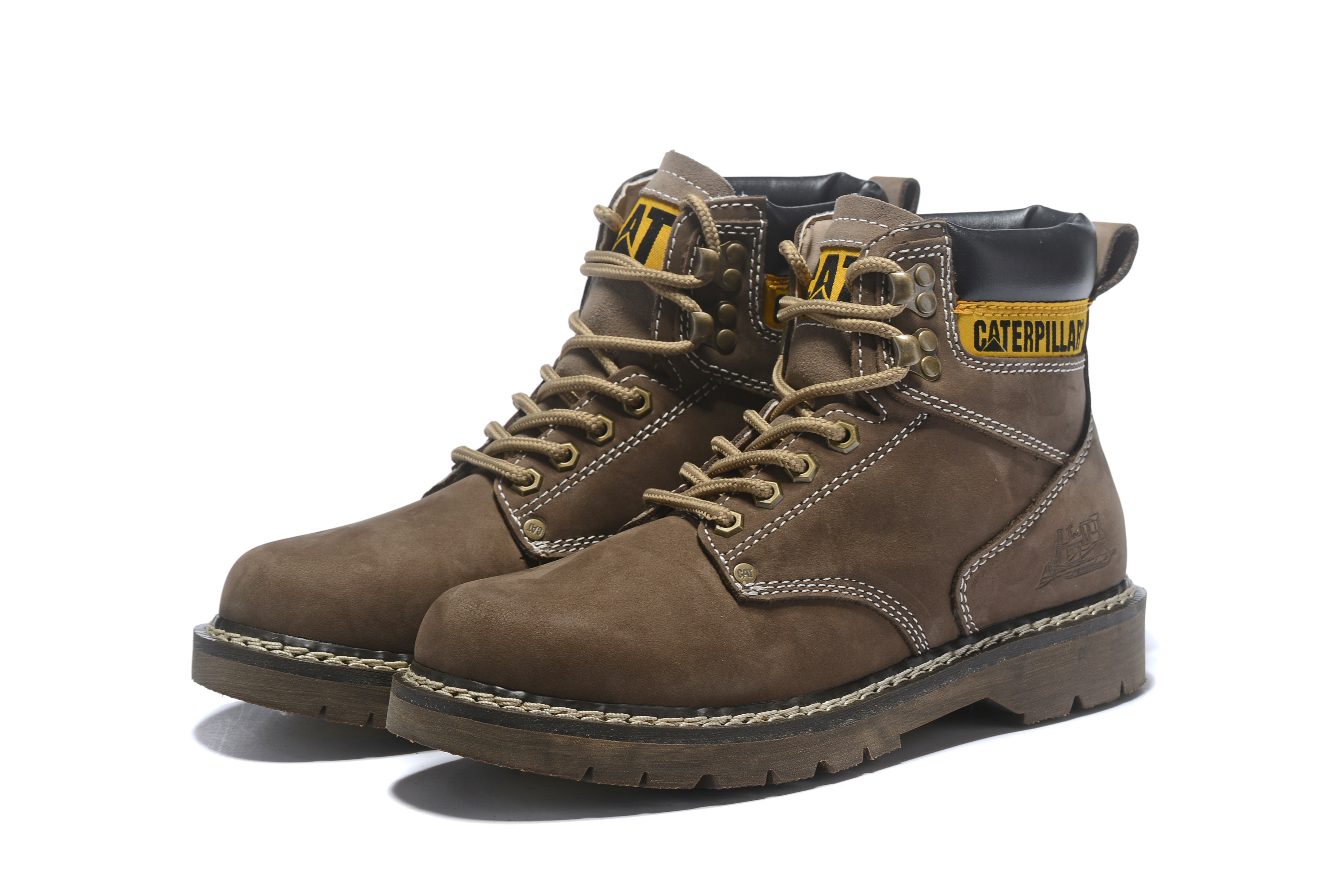 cat卡特秋冬高帮真皮水晶男女情侣马丁鞋踢高帮鞋