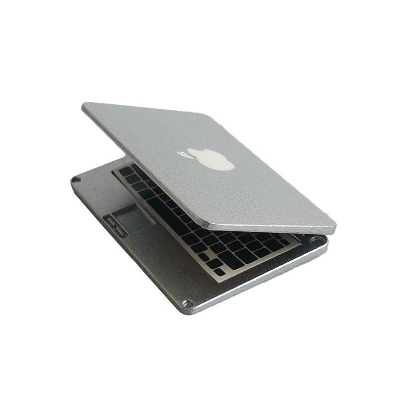 微缩笔记本电脑迷你模型世界场景盒子食玩玩具娃娃屋家居