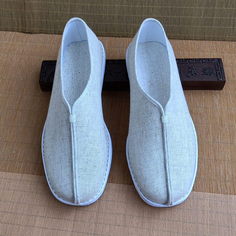 新款老北京布鞋手工千层丝瓜夏季透气单鞋和尚居士布鞋