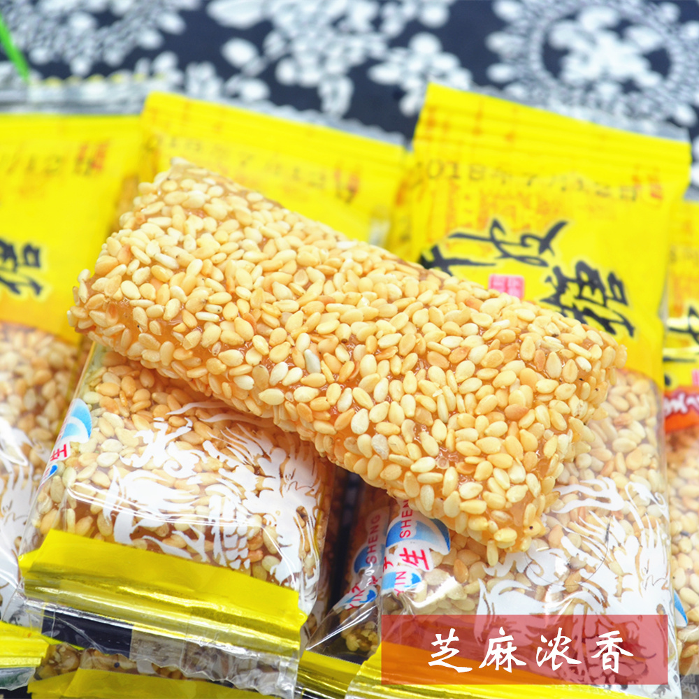 老式牛皮糖1000g 芝麻牛皮糖重庆特产正宗嚼劲手工橡皮糖软糖散装