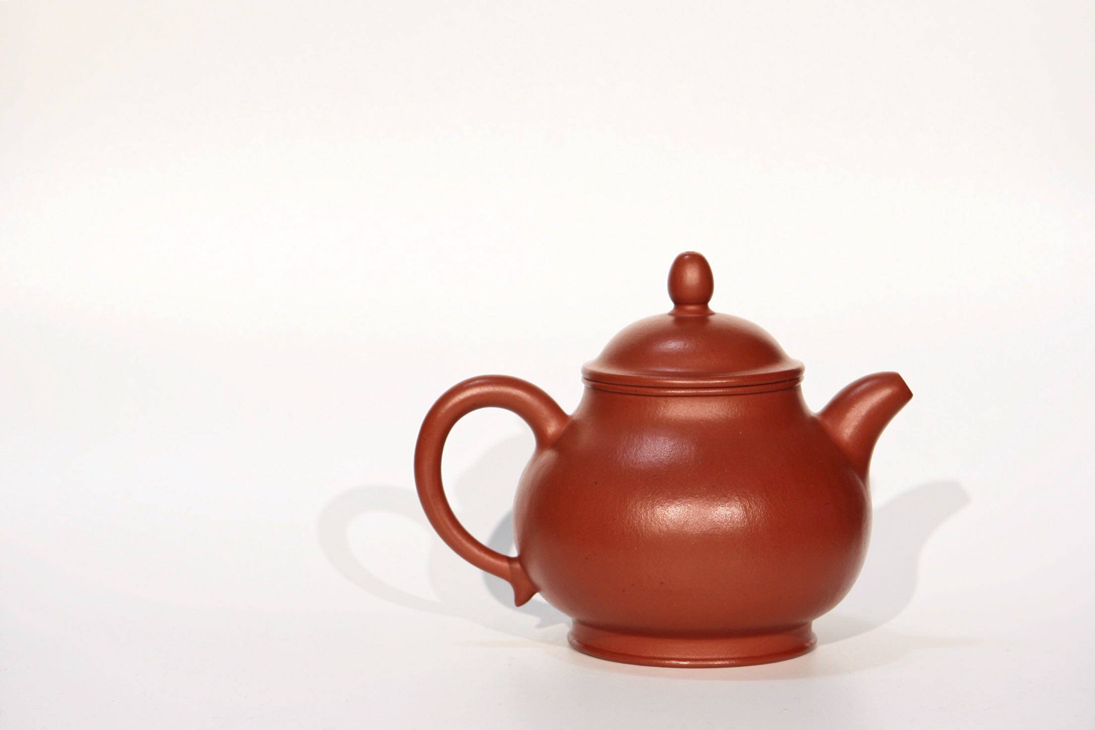 拙雅堂国工许林峰赵庄皱皮朱泥高潘壶全手工紫砂壶已让