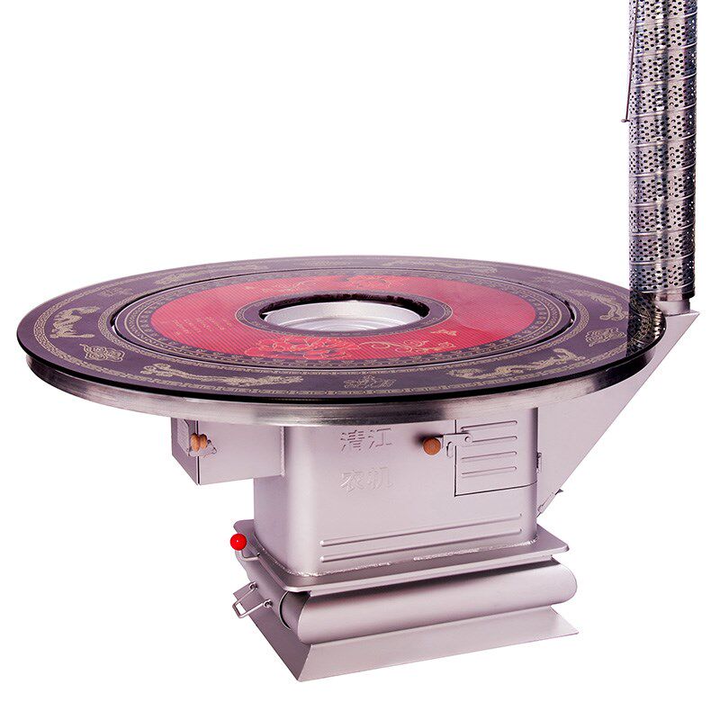 冬季农村加厚柴火炉烤火炉子采暖炉节能回风炉家用烧柴取暖炉藏炉