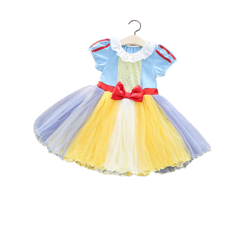 外贸礼服公主女童连衣裙六一演出纯棉爱丽丝白雪公主连衣裙