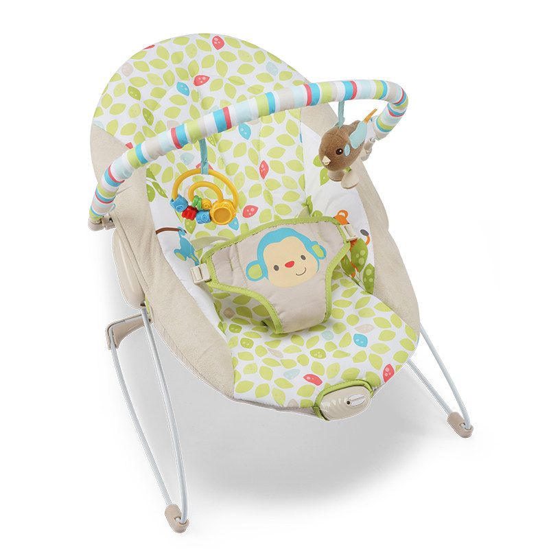 出口美国婴儿震动摇摇椅宝宝安抚躺椅奶爸带娃哄睡哄哭神器儿童用