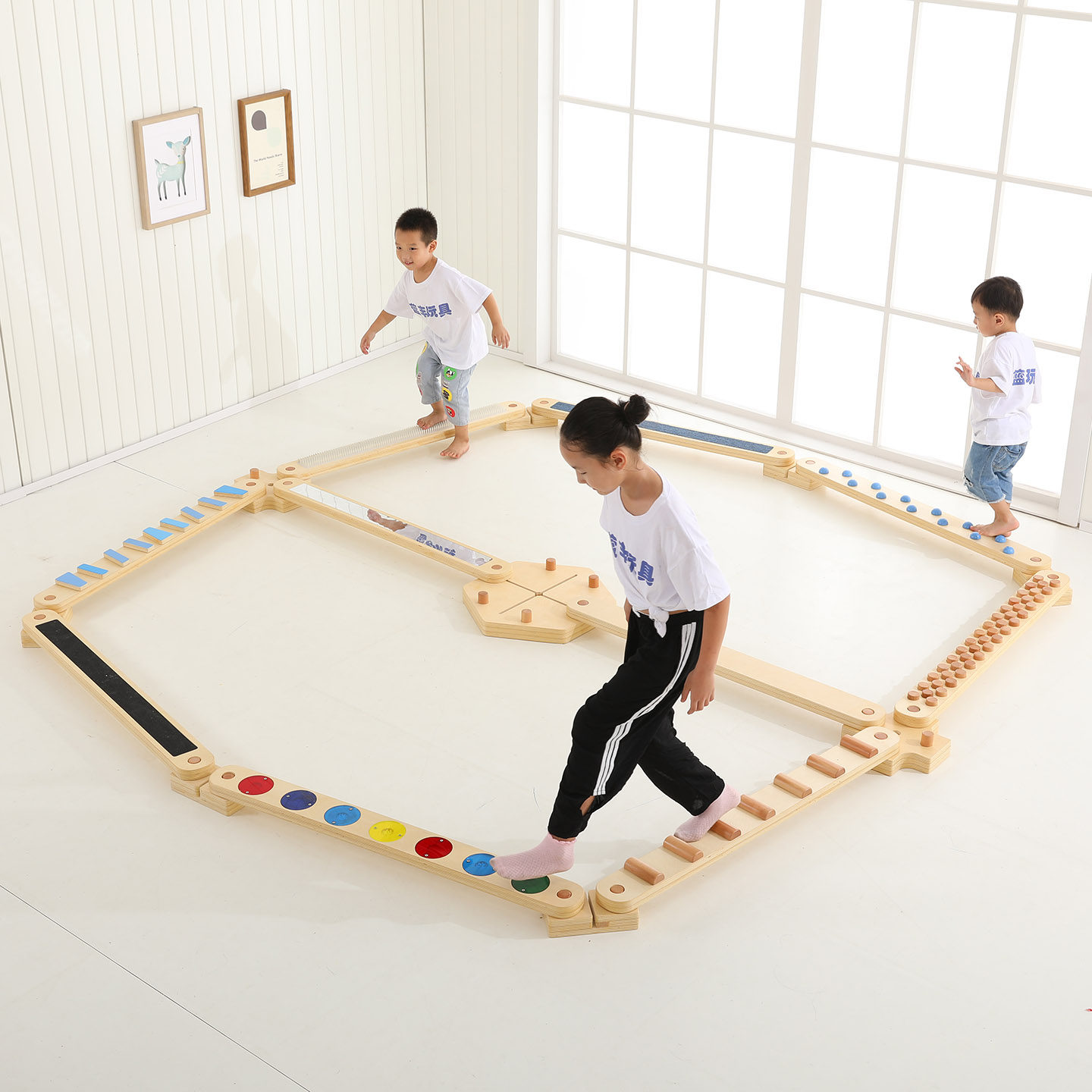 训练训练器器材早教感统平衡木太空宝贝丝路平衡独木桥感统训练器材