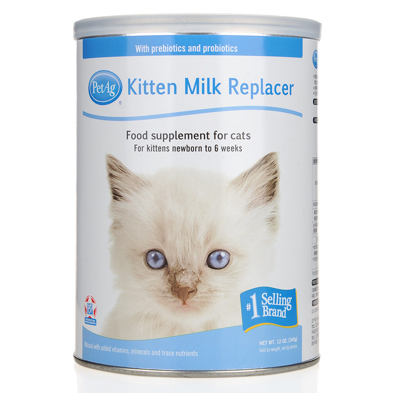吉宠标 petag赐美乐倍酷幼猫宠物猫奶粉奶瓶代母乳一段340g