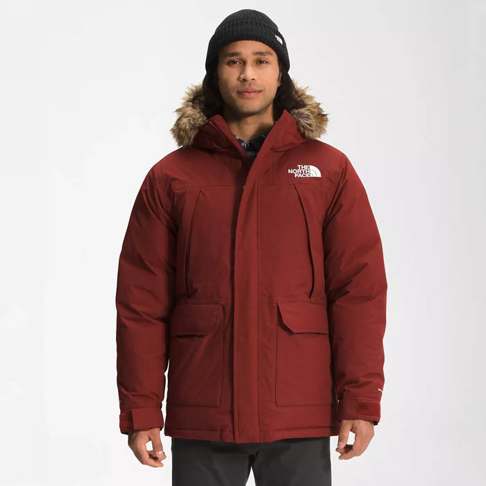The North Face 北面极地McMURDO男毛领 600羽绒服PARKA派克大衣