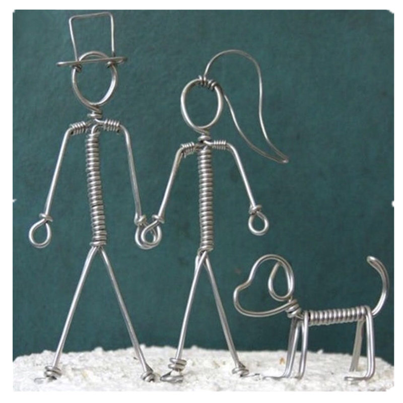 手工diy铁丝小学生美术劳技课金属丝15mm快乐乐的铁丝