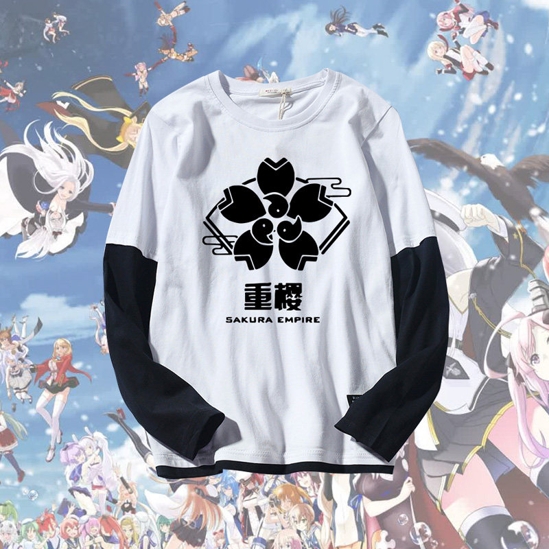 动漫手游游戏周边碧蓝航线铁血重樱皇家白鹰动漫t恤