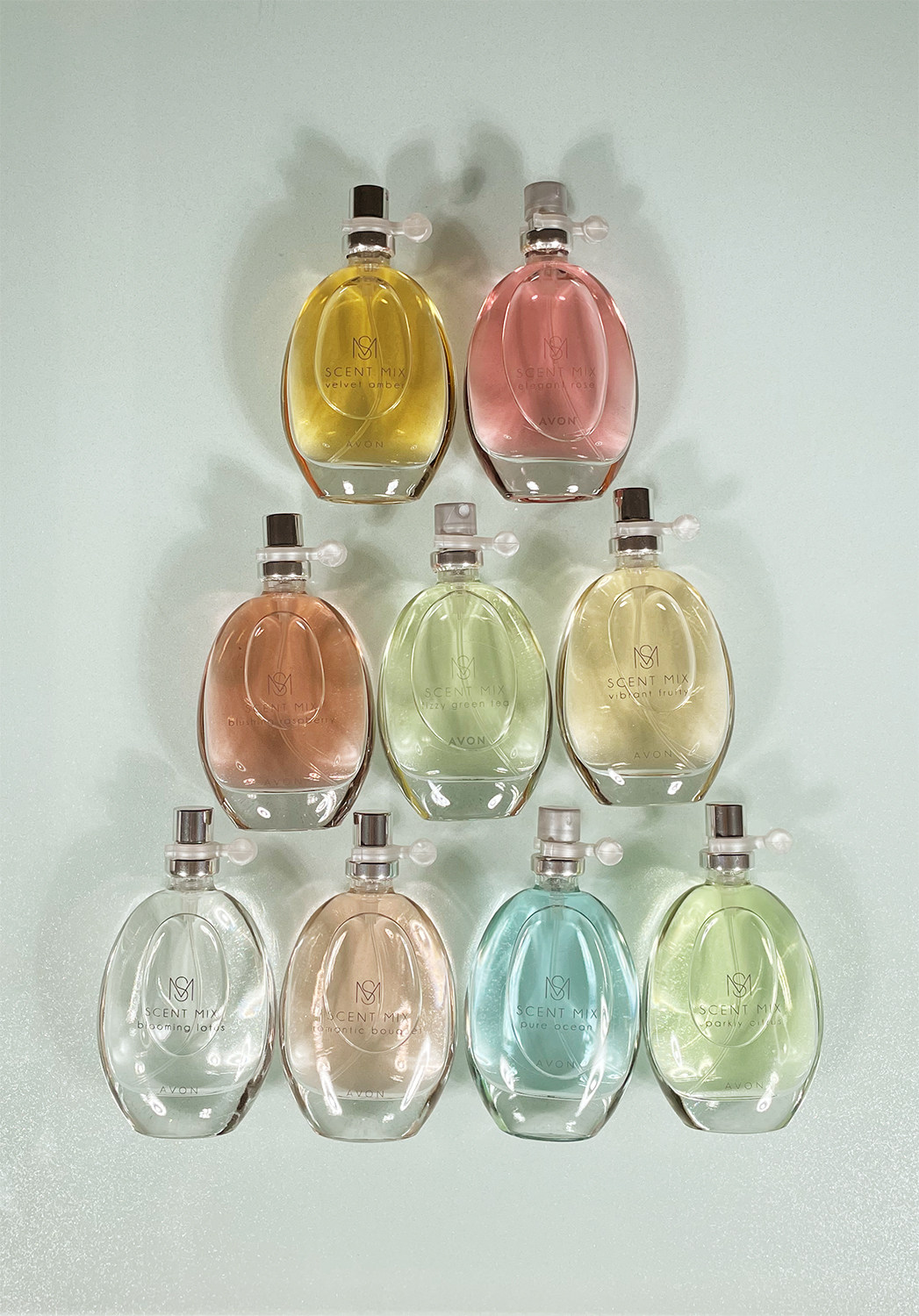 香水雅芳漫步花园30mlx9款组合套装香水