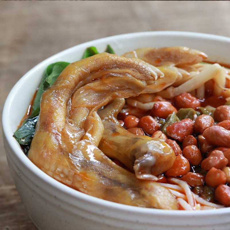 带皮鸭脚鸭脚螺蛳粉3盒水煮型广西传统螺蛳粉先生马中才