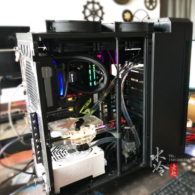 玩家rtx3090显卡显存水冷双面散热改装方案散热器