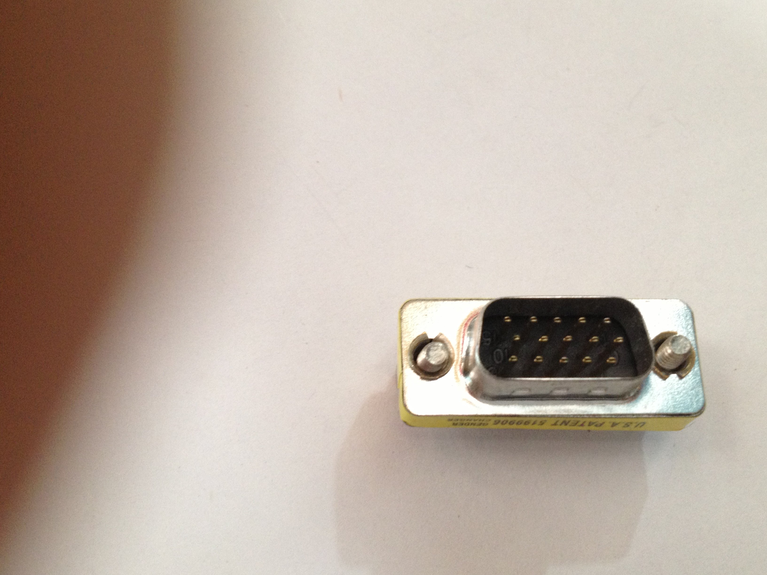 母头vga转接头15针孔15孔双通插头vga对公vga线