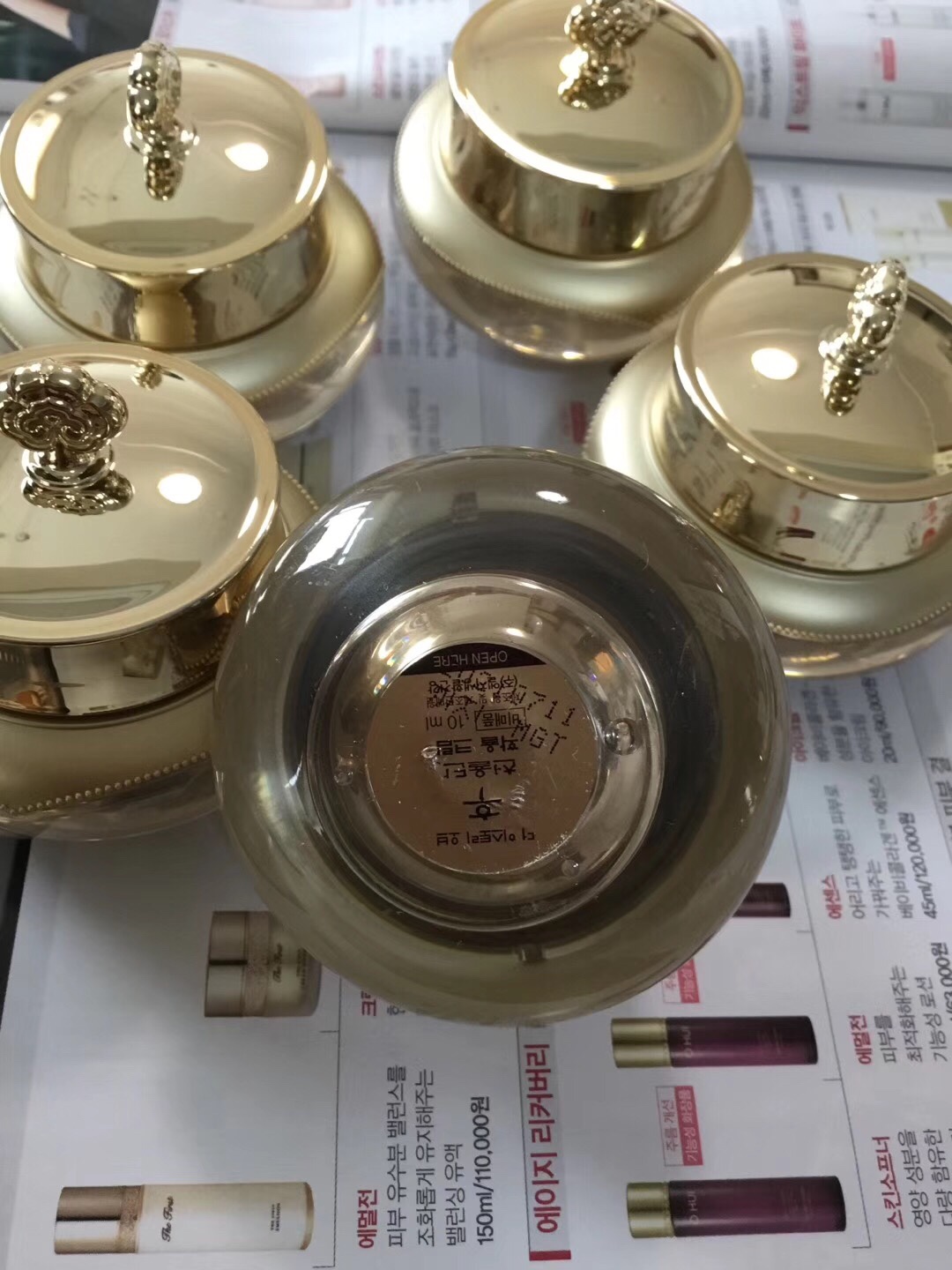 个 whoo后天气丹面霜10ml *5 个.2021 年截止