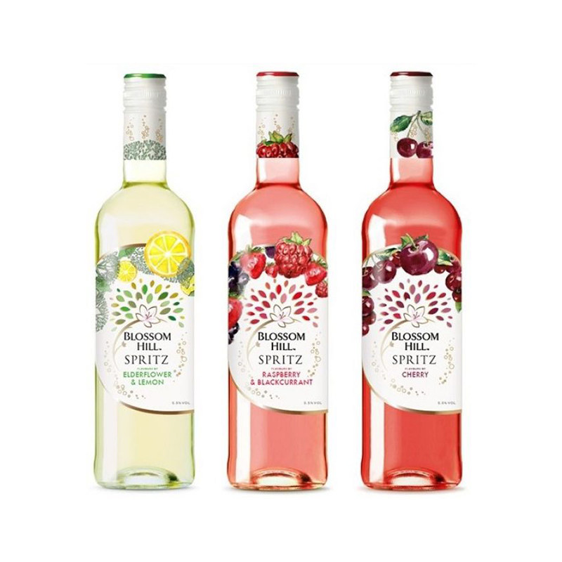 英国blossomhill覆盆盆子黑加仑玫瑰接骨木花水果甜型葡萄酒(含贵腐