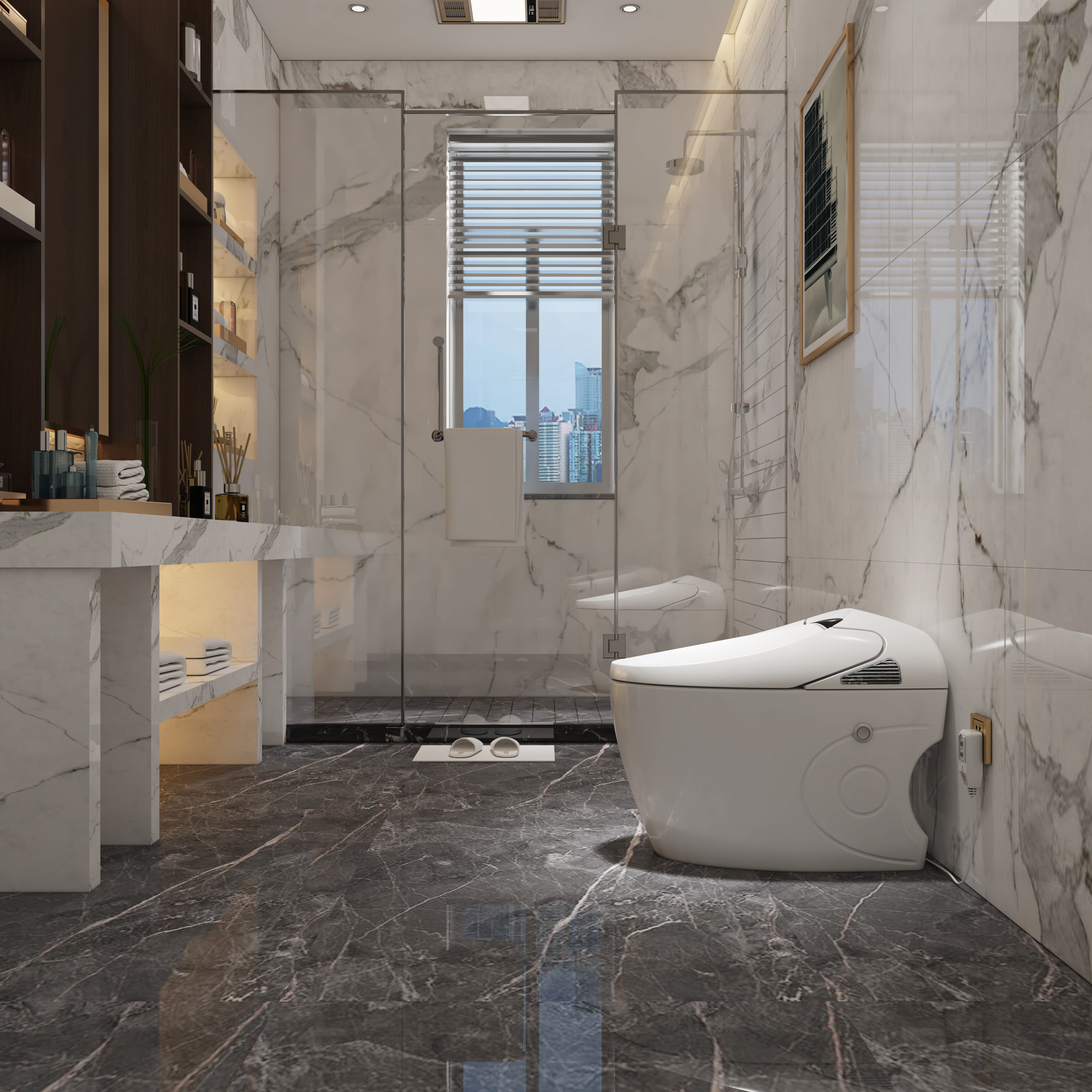 维卫vivi官方旗舰店v821a智能马桶全自动暖风遥控座圈一体智能坐便器