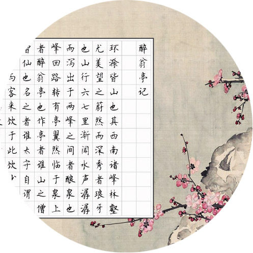 悠悠大幅硬笔书法纸钢笔作品纸 书法长卷比赛创作展览纸 寒梅添香