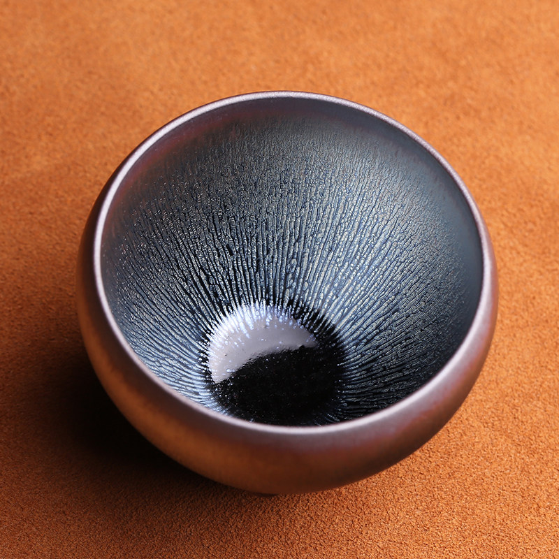 非遗杯茶盏斑茶鹧鸪兔毫曜变手工主人大师建盏建盏