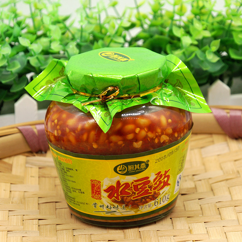 风味贵州特产水豆豉水酱豆农家凉拌拌菜蘸水辣椒类调料