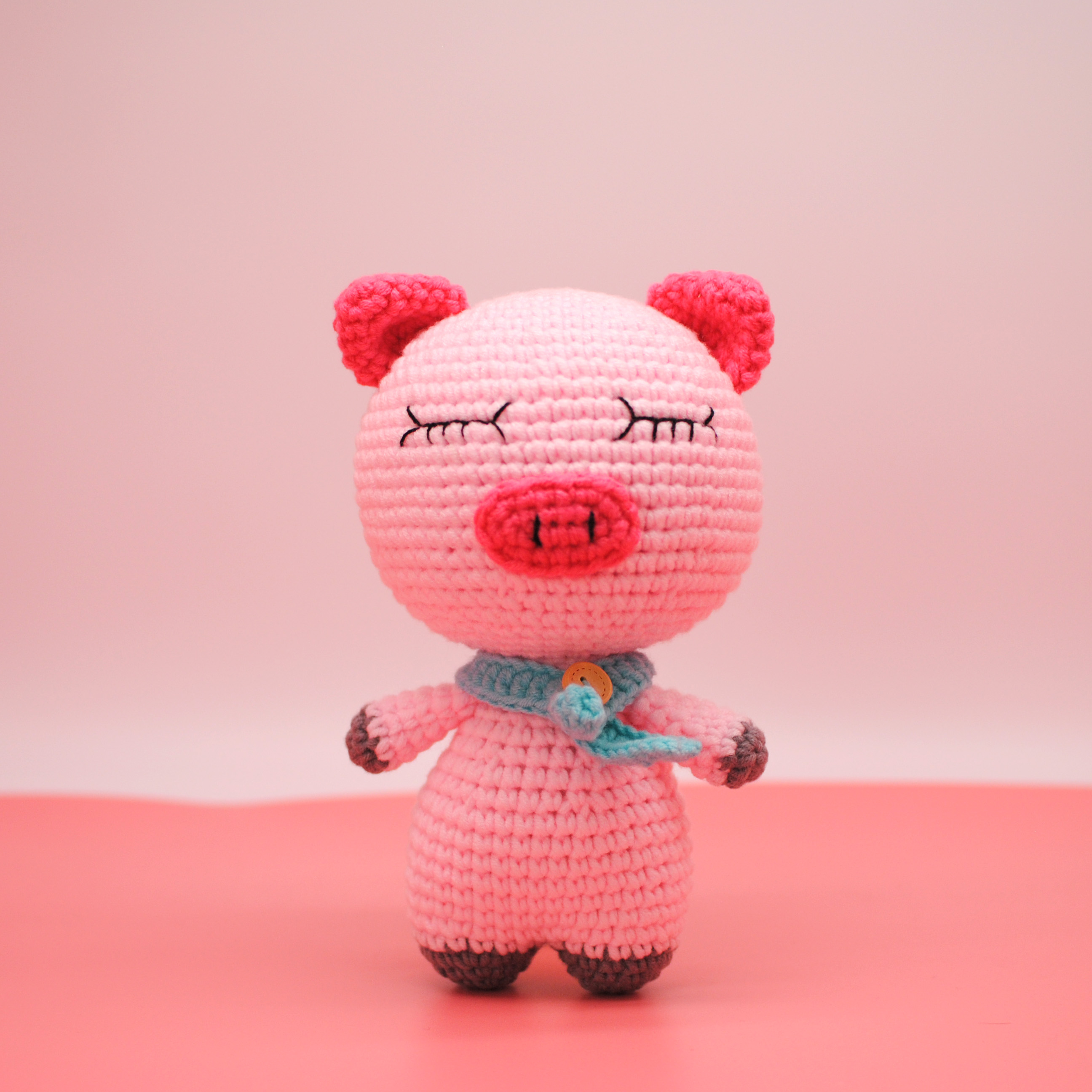 菲菲姐家 手工编织diy卡通玩偶材料包新手毛线钩针玩具材料包—毛线