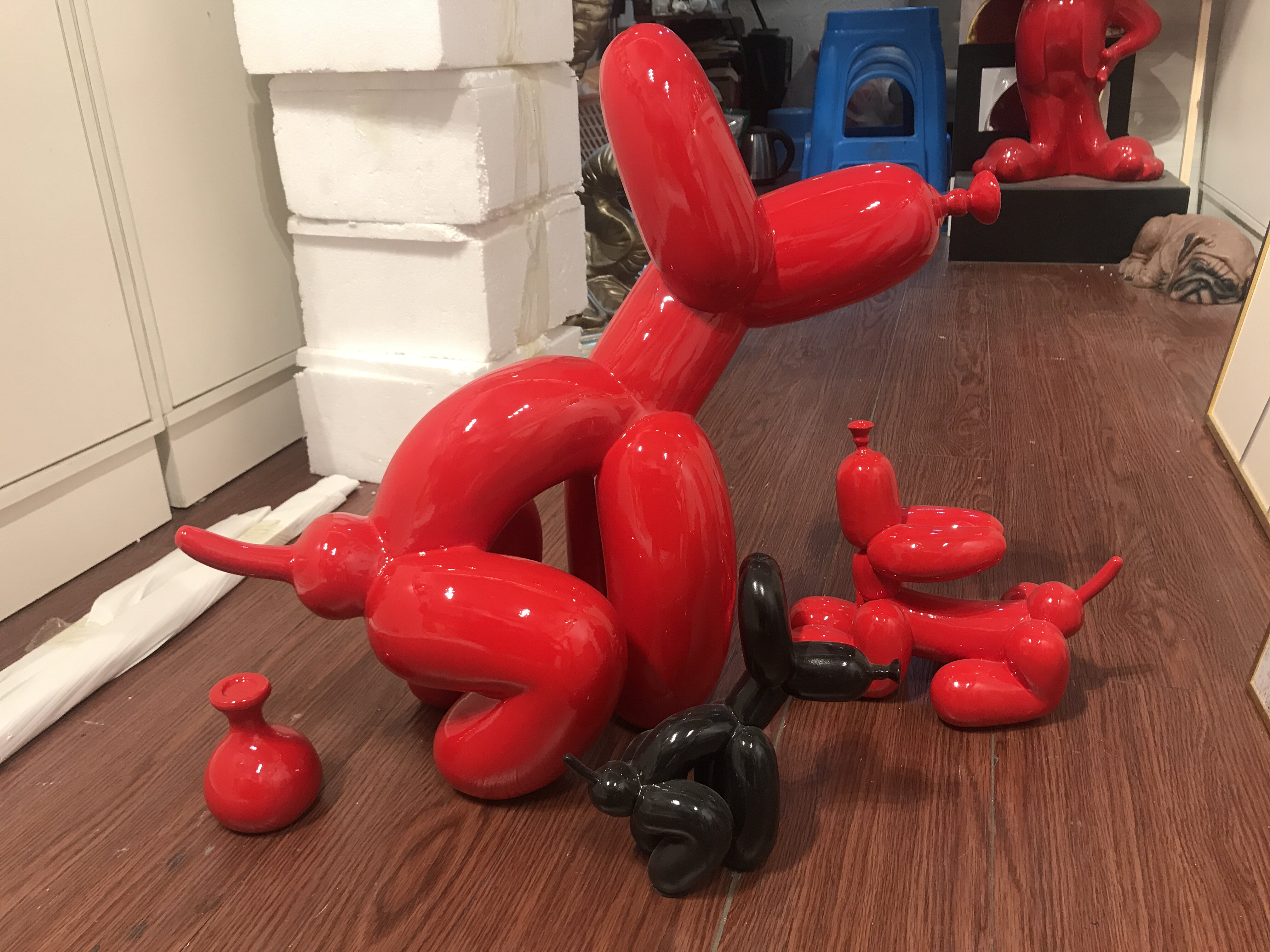 杰夫昆斯jeffkoons便便气球狗狗治愈摆件雕塑北欧装饰摆件