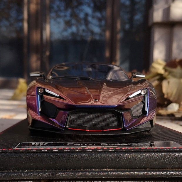 莱肯车模变色龙限量frontiartlykanfenyr仿真汽车模型车模