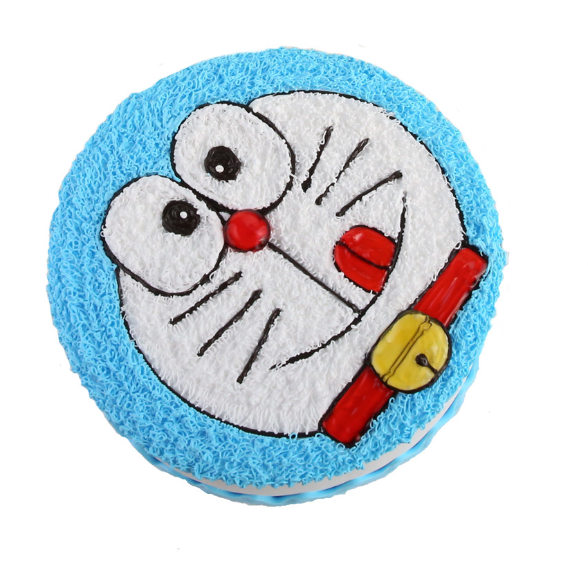 米帝欧北京同城配送新鲜水果生日蛋糕定制男孩叮当机器猫哆啦a梦