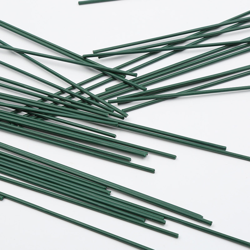 花杆2号40cm花艺玫瑰花玫瑰丝带材料绿色制作花杆