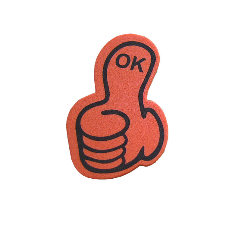 5厘米大拇指贴纸奖励贴彩色大拇指ok手势即时贴点赞表扬鼓励贴纸