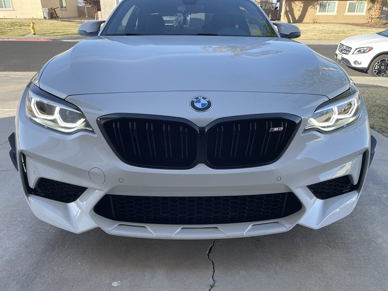 宝马f23一对20142018灯眉碳纤维m2f87f22两门灯眉