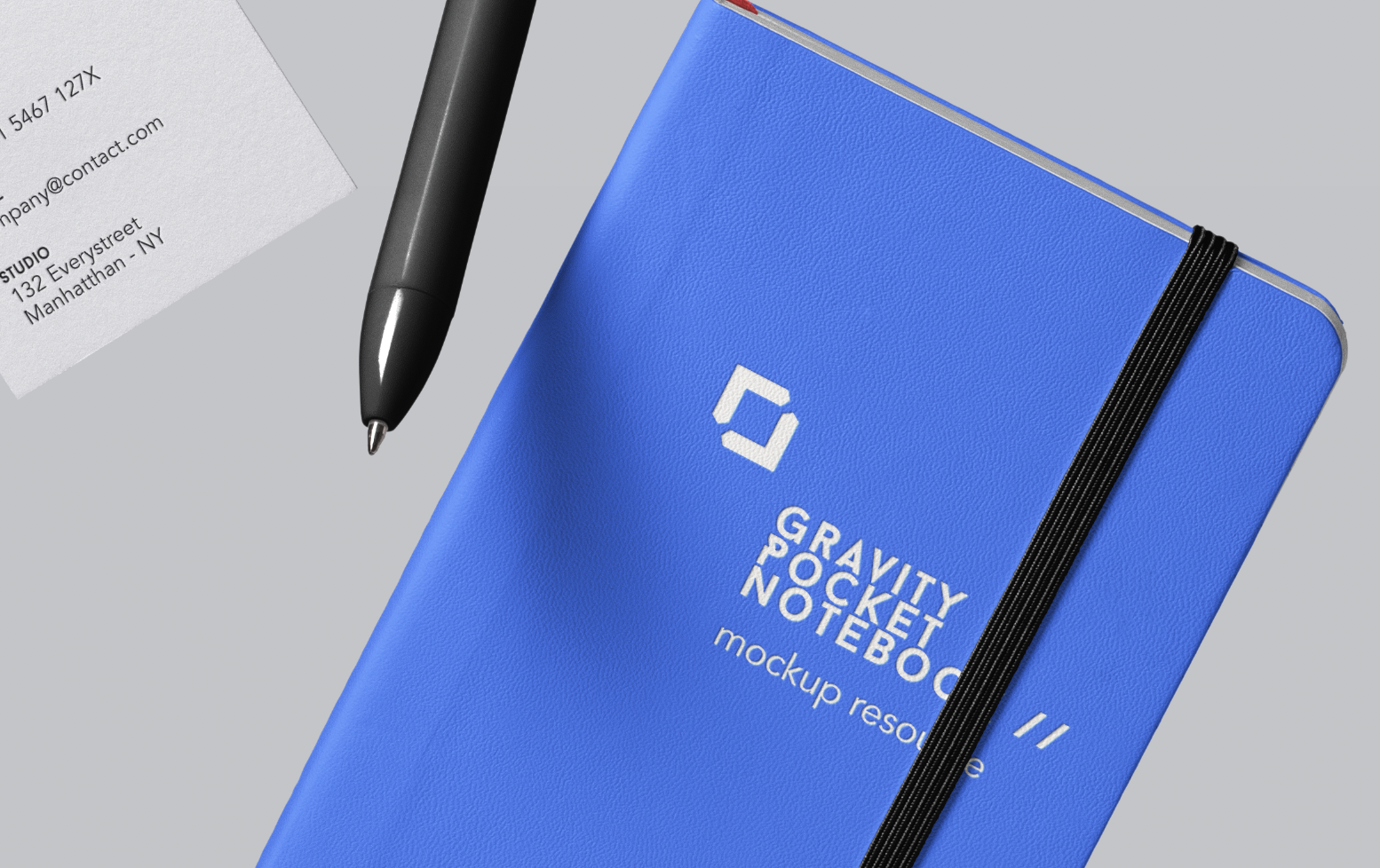 高端质感办公笔记记事本钢笔便签品牌vi样机设计素材