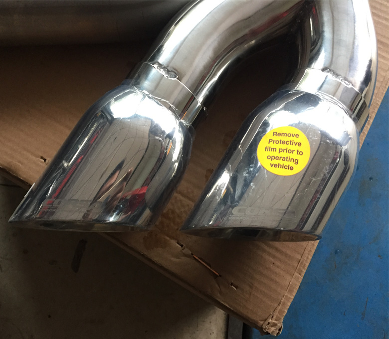 福特f150猛禽改装美国corsa中尾段排气管阀门排气排气管