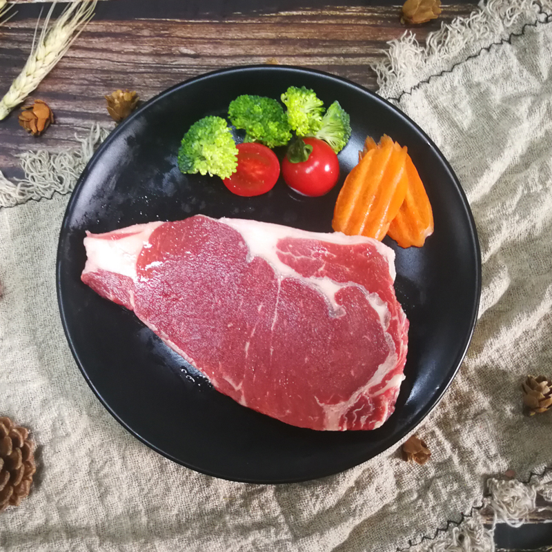 联豪原肉整切家庭西冷牛排套餐团购10片装1300g生牛肉牛扒新鲜