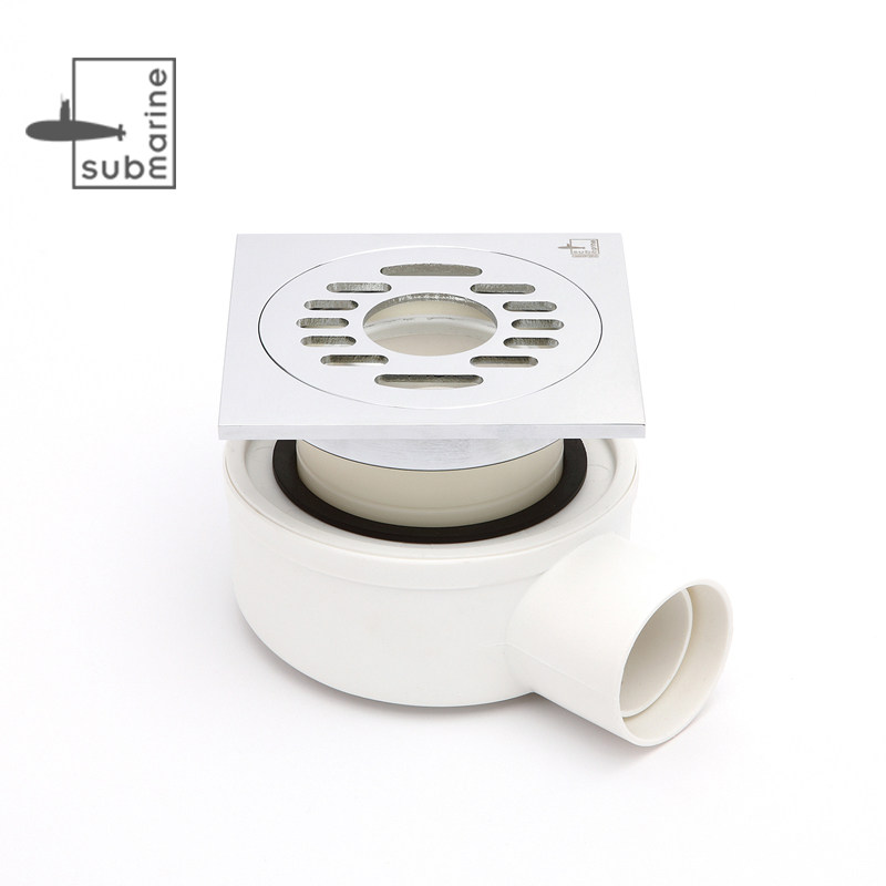 地漏潜水艇移位洗衣机全铜防臭同层排水cp3tf4010x地漏