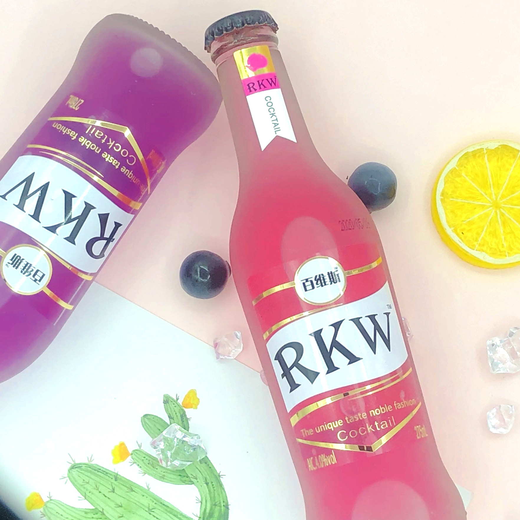 低度百维维斯鸡尾酒整箱瓶装果味套装甜酒预调预调鸡尾酒