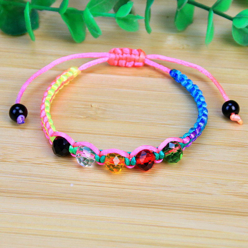 手链端午节五彩饰品男女本命年吉祥平结红色手绳手链