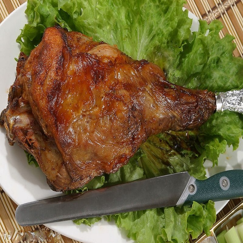 包邮顺丰电制冷新疆果木烤羊腿拐两斤羊肉串清餐现宰做真空鲜营养