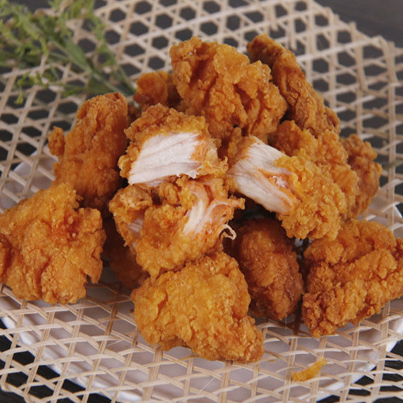 整箱 纳佰味韩式炸鸡1kg*10包炸鸡块香辣无骨鸡块 裹粉油炸鸡囤货-mc