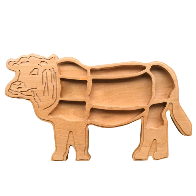 牛肉火锅餐盘创意全牛盘子潮汕专用牛形部位盘