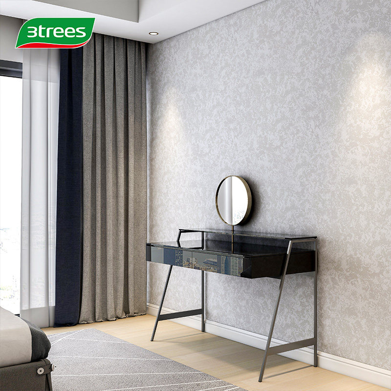 三棵树艺术服务维也纳星光背景墙高光通透乳胶漆室内上门基检