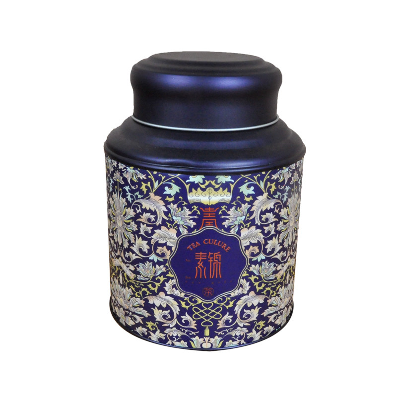 素锦铁罐普洱茶古树红茶茶罐茶叶礼品盒福鼎白茶金属罐包装