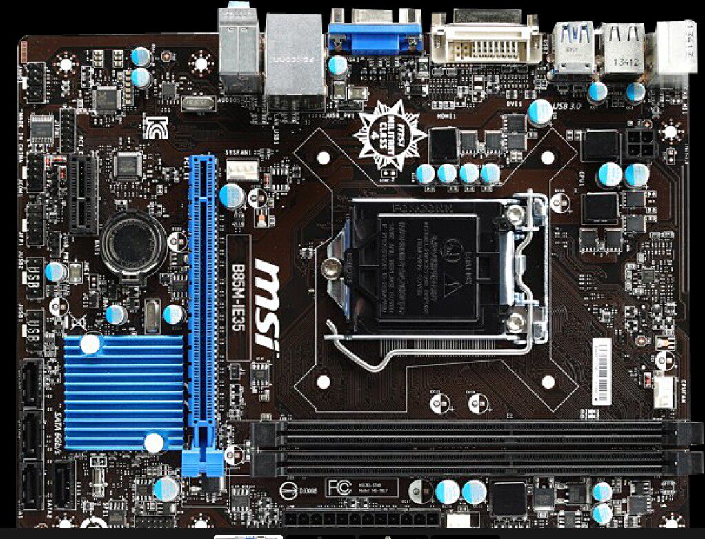 冲新微星h81m-p33h81m-e331150针b85m-ie35集显小板主板