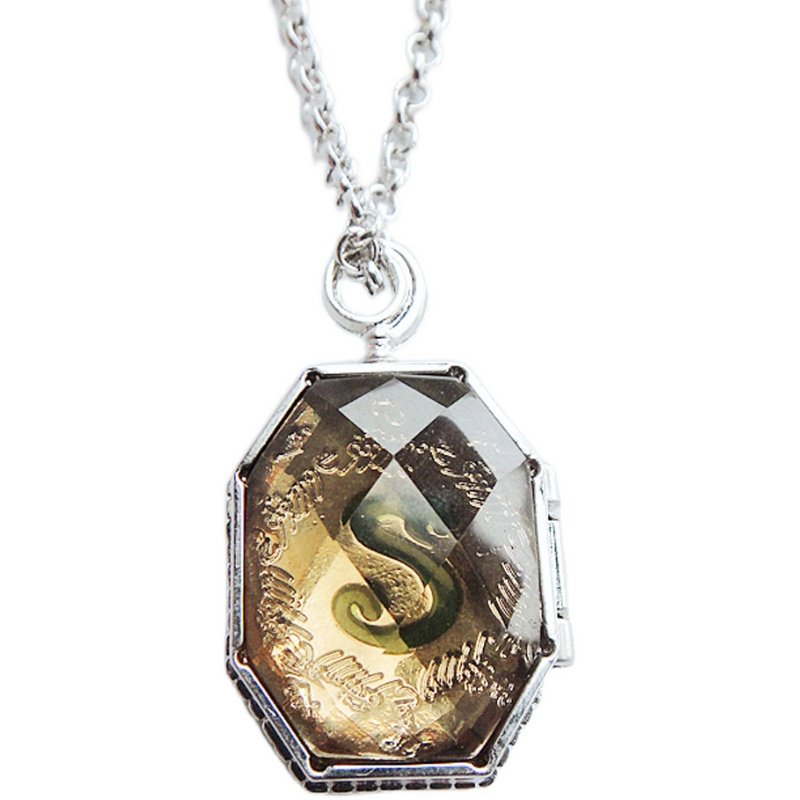 包邮哈利波特伏地魂器斯莱特林挂坠盒打开复古做旧项链项链