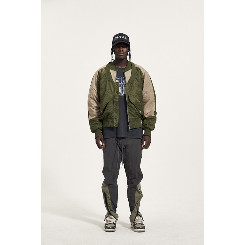 woo专属wookvibe夹棉外套ma1侃爷kanyewest男潮夹克