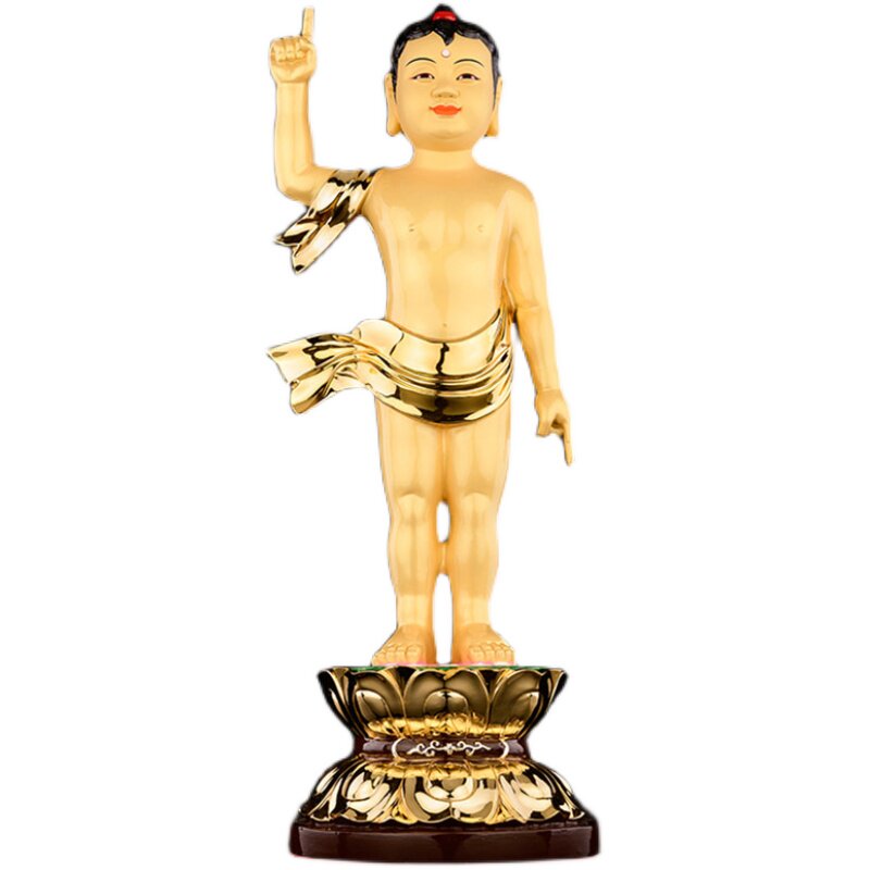 佛浴台湾纯铜鎏金浴佛太子佛像宝宝佛节释迦牟尼摆件